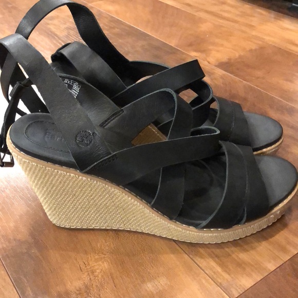 timberland wedge heels